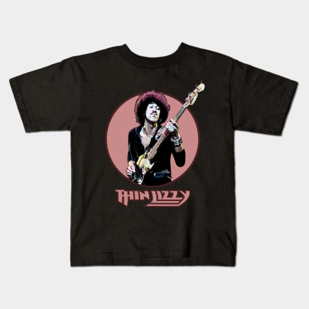 tHIN lizzy art Kids T-Shirt by Twrinkle